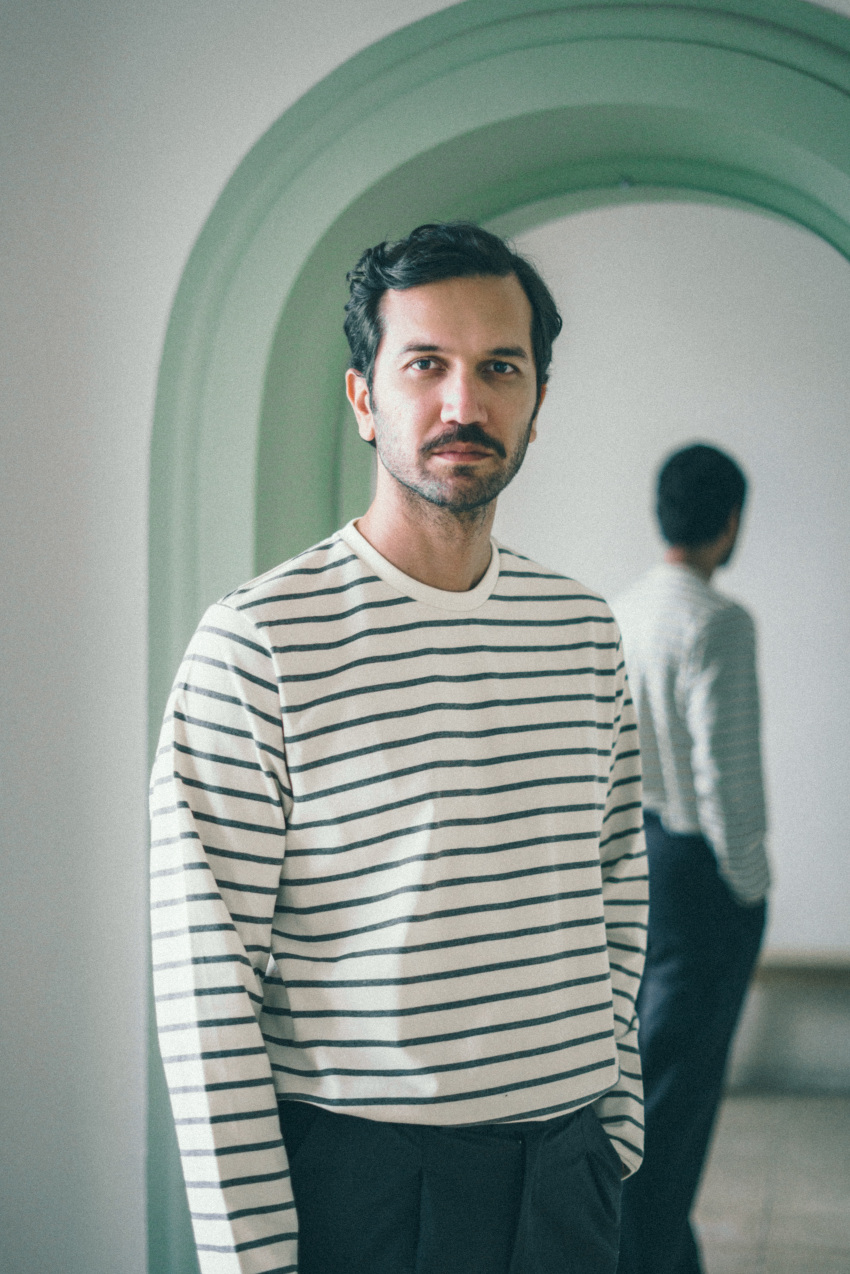 تی شرت آستین بلند راه راه